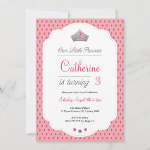 Invitation du Princess Party