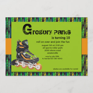 Invitation du Rollerblade Party