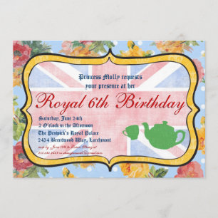 Invitation du Royal British Birthday Party