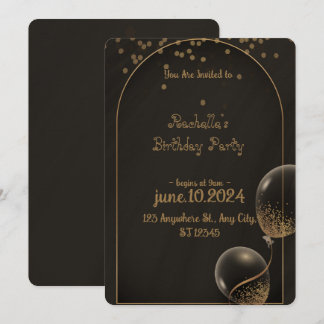 Invitation du Royal Golden Bird Party