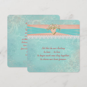 Invitation du ruban cardiaque mariage