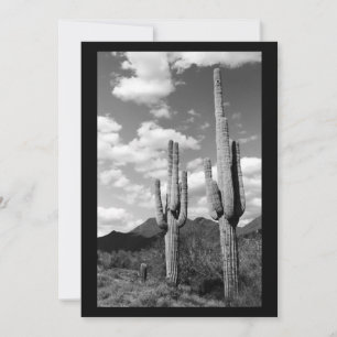 Invitation du Saguaro Sentinel (désert de Sonoran)