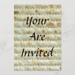 Invitation du Seder Matzoh Passover