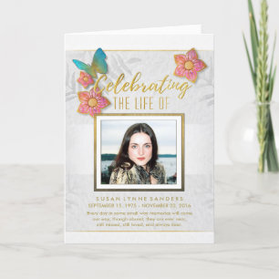 Invitation du service commémoratif Butterfly White