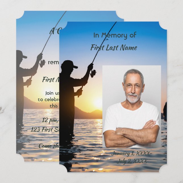 Invitation du Service commémoratif de la célébrati (Devant / Derrière)