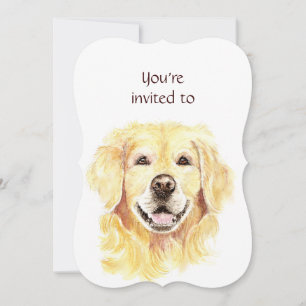 Invitation du service commémoratif Golden Retrieve