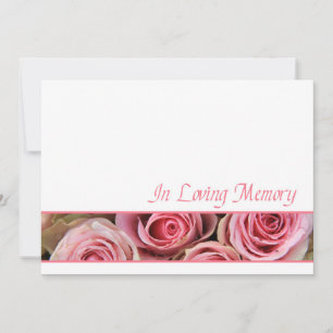 Invitation du service commémoratif In Love Memory