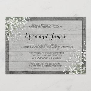 INVITATION DU SOIR DU BÉBÉ RUSTIQUE #2