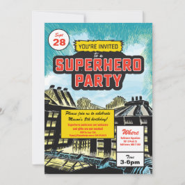 Invitation du Superhero Comic Party