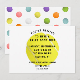 Invitation du Tennis Party