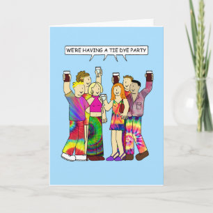 Invitation du Tie Dye Party