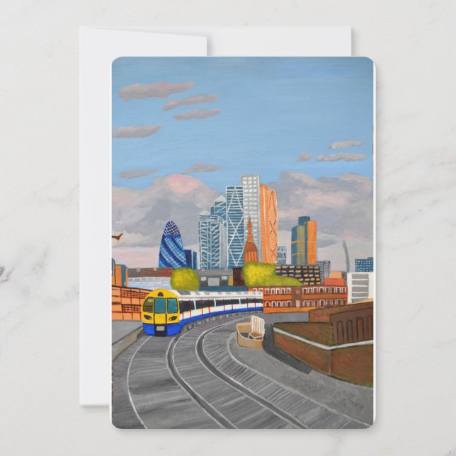 Invitation du train de Londres (Devant)