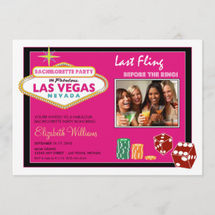 Invitation du Vegas Weekend Bachelorette Party (fu