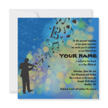 Invitation du violon VIOLINISTE Bar Mitzvah