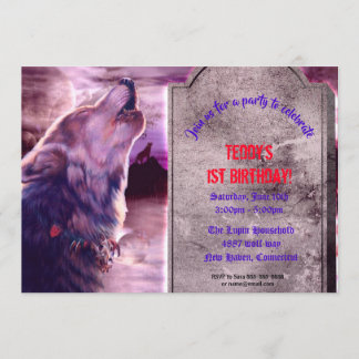 Invitation du Wolf Halloween Party
