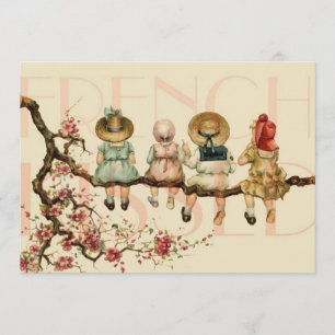 Invitation d'un ami Vintage français