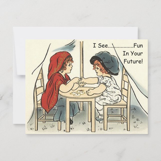 Invitation d'une fille qui a son avenir (Devant)