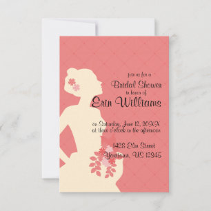 Invitation d'une mariée en diamants de la robe