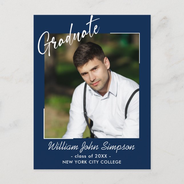 Invitation d'une partie de graduation de la photog (Devant)