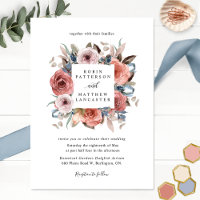 Dusty Blue et Blush Blissful Floral Wedding
