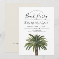 Dusty Palms | Sand Fête de plage après mariage