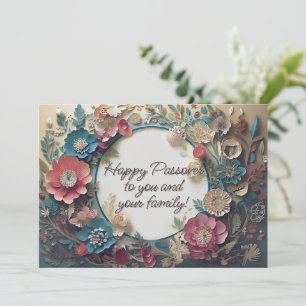 Invitation Dusty Spring Passover Rustique Élégant