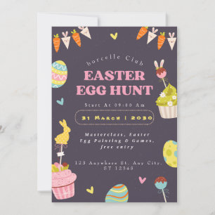 Invitation Easter Egg Hunt Invitation, Easter Bunny Invit