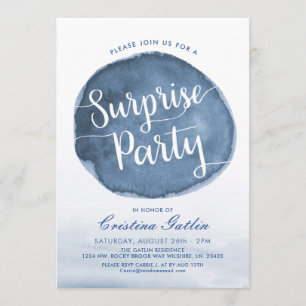 Invitation Eau du lac   Personnalisé   Parti Anniversaire sur