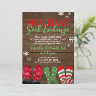 Invitation Échange de chèques vacances Noël