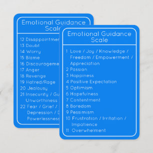 Invitation Echelle d'orientation bleu double face