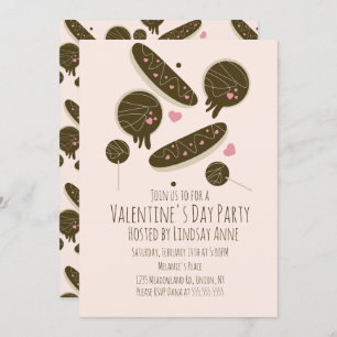 Invitation Eclair Donuts Cake Pops Saint Valentin