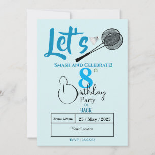 Invitation Éclatez dans le plaisir ! 