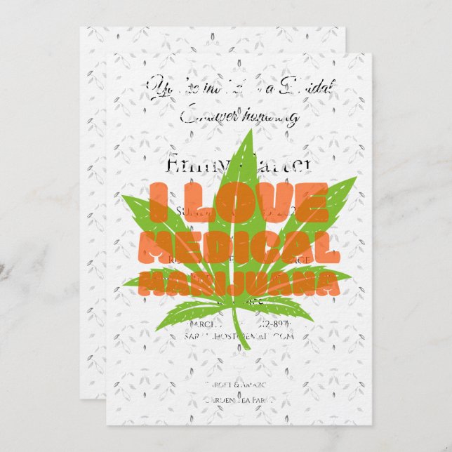 Invitation Eco Design | Bold Wellness Poster for Impact (Devant / Derrière)