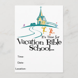Invitation École de bible de vacances