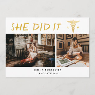 Invitation École De Soins Infirmières Diplômée Elle L'A Fait 