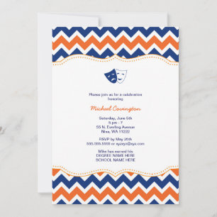 Invitation École de théâtre de la Marine Orange 