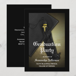 Invitation École Médicale ou fête d'études en soins infirmier