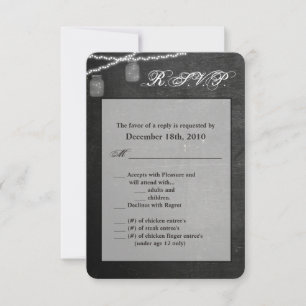 Invitation Écran Lights de la chaîne de caractères Mason Jar 