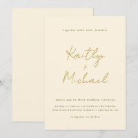Écriture manuscrite moderne Gold & Creative Faire-