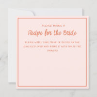 Écriture manuscrite rose Retro Recette Fête des ma