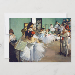Invitation Edgar Degas - Classe Danse