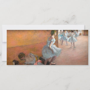 Invitation Edgar Degas - Danseuses montant un escalier
