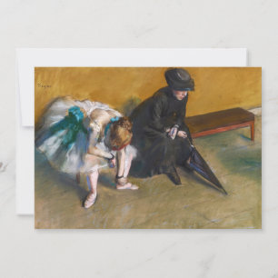 Invitation Edgar Degas - En attente