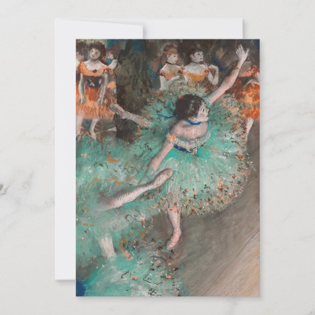 Invitation Edgar Degas - Swaying Dancer / Danseuse en vert (Devant)