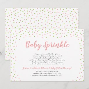 Invitation Édition Confetti Color Baby Sprinkle