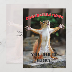 Invitation 🎓Édition Félicitations Personnalisée Célébration