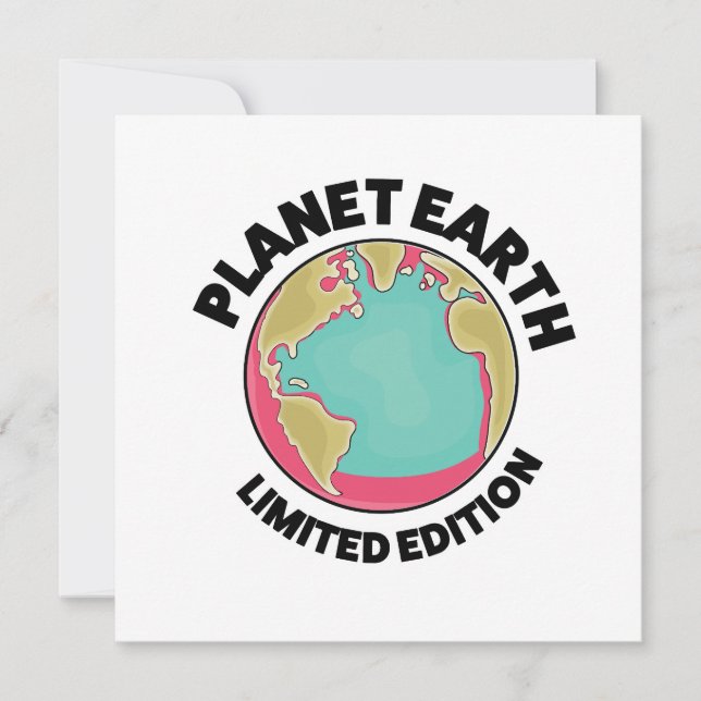 Invitation Édition limitée Planet Earth (Devant)