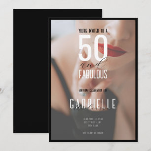 Invitation Éditorial 50 ans et fabuleux anniversaire pleine p