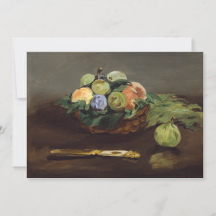 Invitation Edouard Manet - Corbeille de Fruits