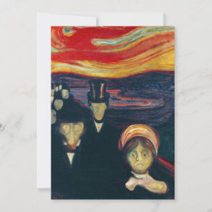 Invitation Edvard Munch - Anxiété